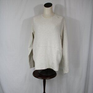 Lululemon At Ease Crew Pullover Sweatshirt Beige/Ivory Men’s Medium Athletic